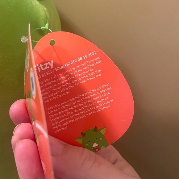 Squishmallows Fitzy Halloween with drink - Picture 4 of 5